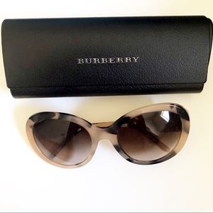 Burberry B4191 Oval Oversized Sunglasses